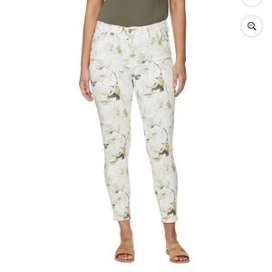 Buffalo Women’s High Rise Soft Stretch Floral Ankle Skinny Jeans Size 10/30